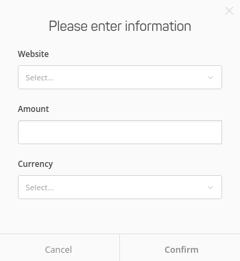 Gateway usage screenshot